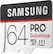 Alt View 11. Samsung - 64GB PRO Endurance MicroSDXC UHS-I Memory Card - Black/White.