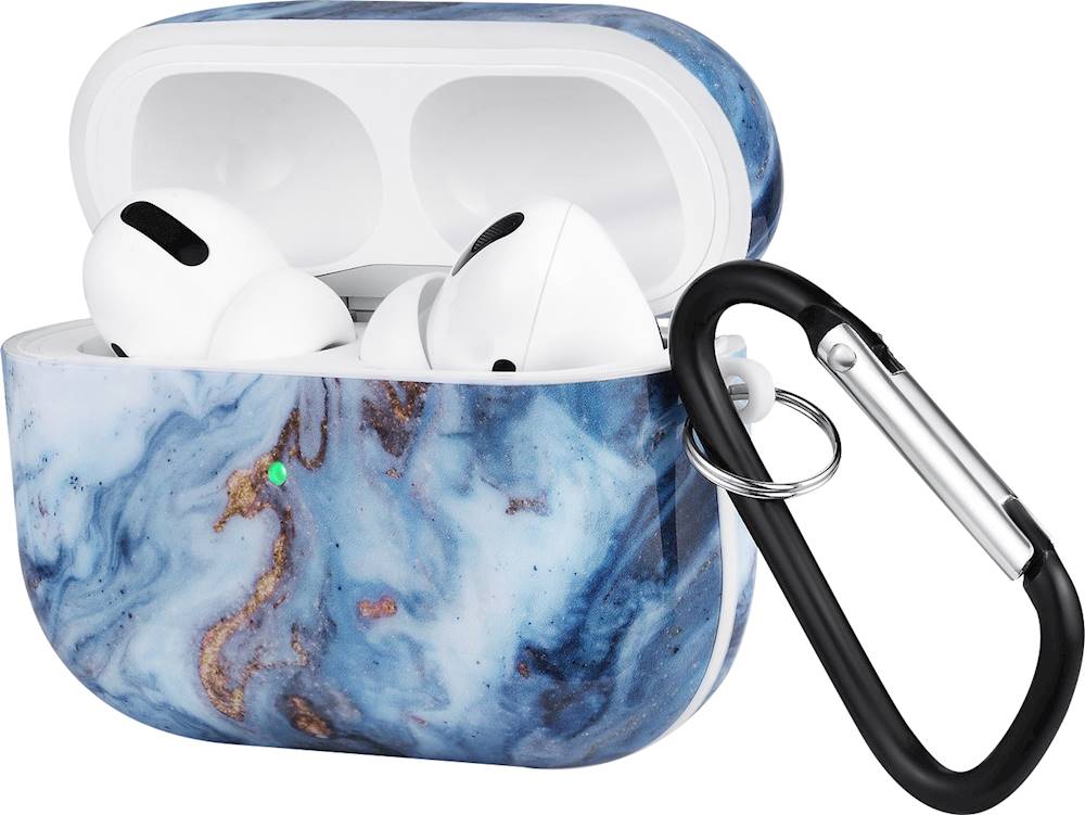 SaharaCase - Marble Case for Apple AirPods Pro - Blue