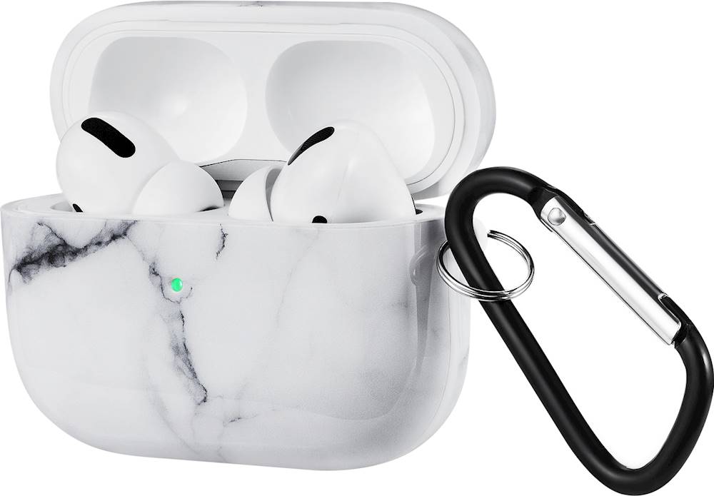 

SaharaCase - Marble Case for Apple AirPods Pro (1st Generation) - White