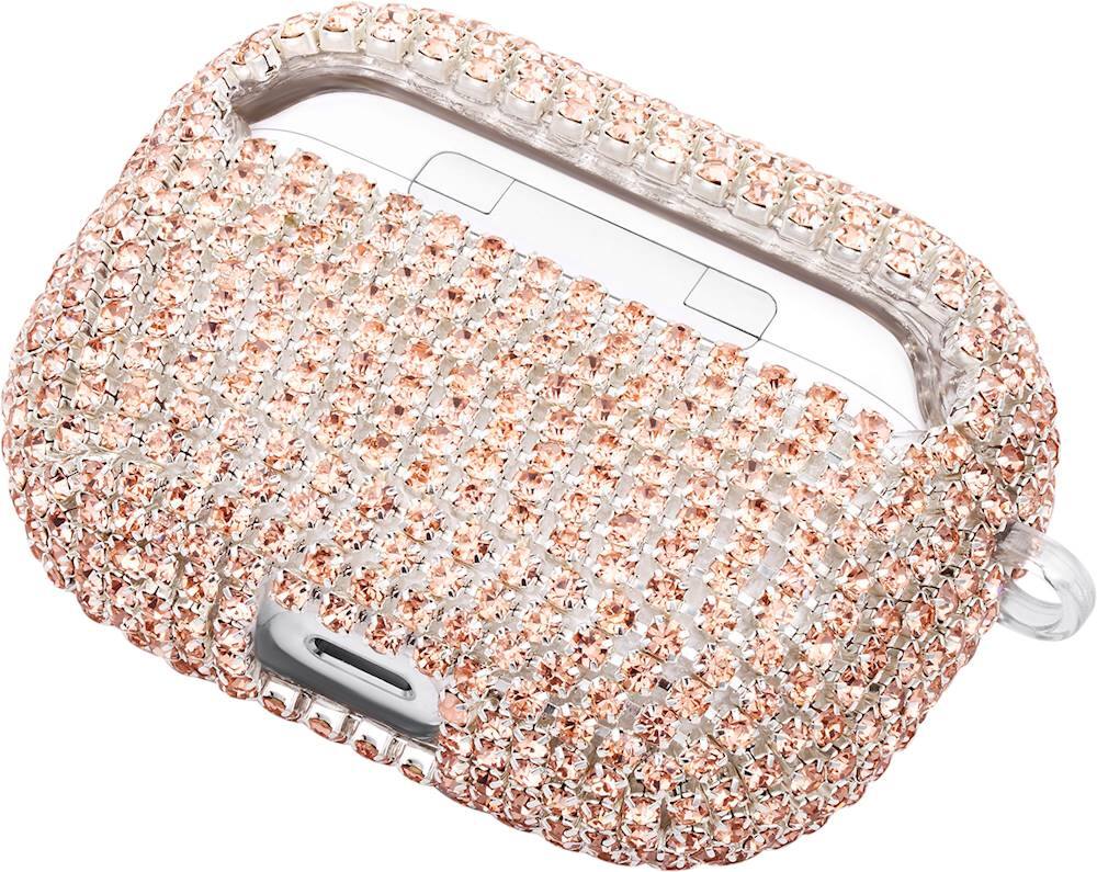 Alt View 11. SaharaCase - Rhinestone Case for Apple AirPods Pro (1st Generation) - Gold.