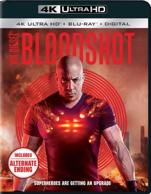 Front Standard. Bloodshot [Includes Digital Copy] [4K Ultra HD Blu-ray/Blu-ray] [2020].