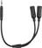 Alt View 11. Insignia™ - 3.5mm Headphone Splitter - Black.