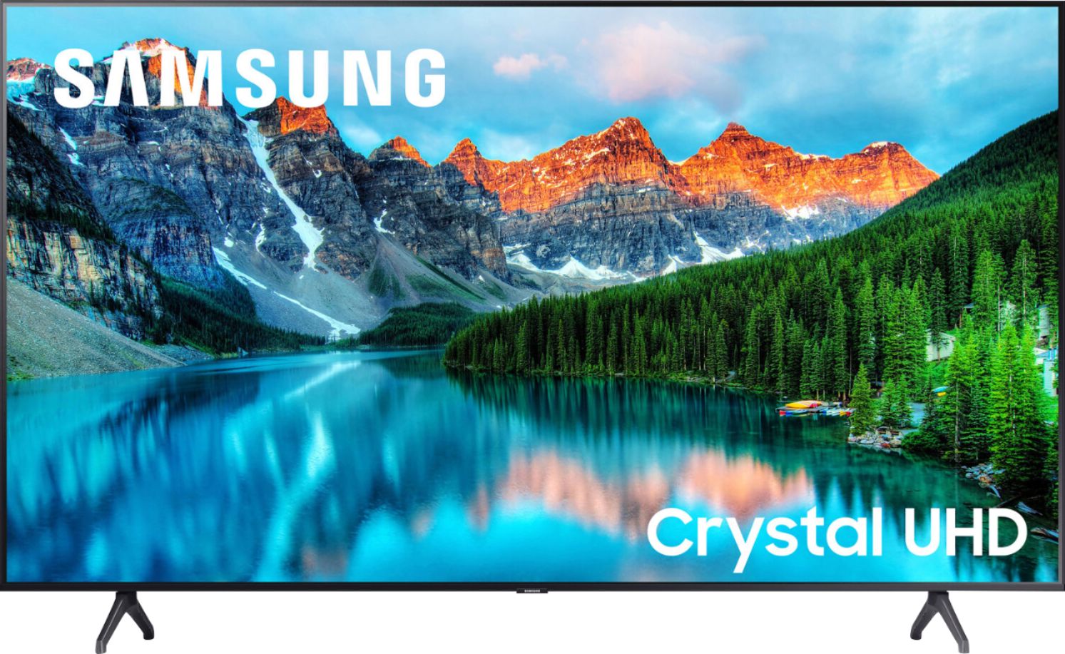Left View: Samsung - 43" CLASS BE43T-H LED 4K Commercial Grade TV