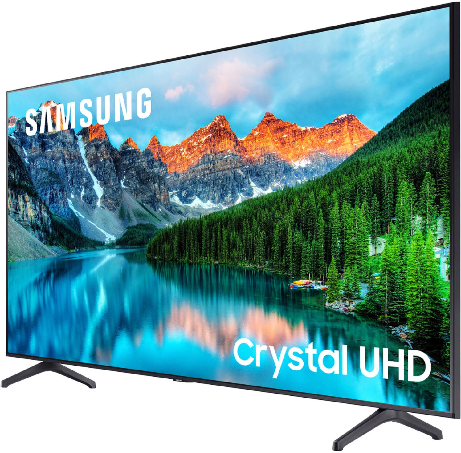 Back View: Samsung - 43" CLASS BE43T-H LED 4K Commercial Grade TV