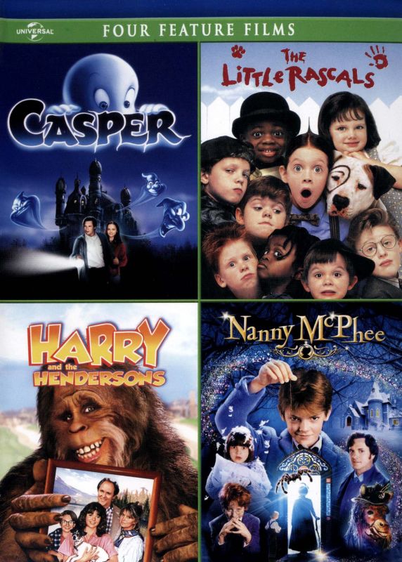  Casper/The Little Rascals/Harry and the Hendersons/Nanny McPhee [4 Discs] [DVD]