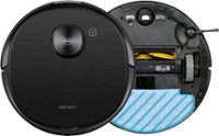 Front. ECOVACS Robotics - DEEBOT T8 AIVI Vacuum & Mop Robot with Advanced Laser Mapping and AI Object Recognition & Avoidance - Black.