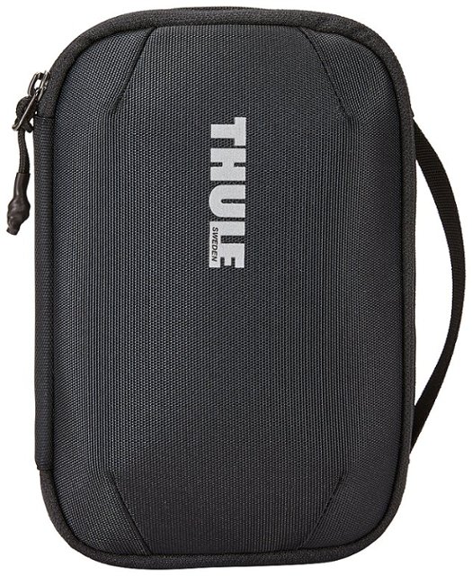 Front Zoom. Thule - SubTerra PowerShuttle - Medium travel case for cords, cables, charger, power banks, AirPods, earbuds, headphones & more - Black.