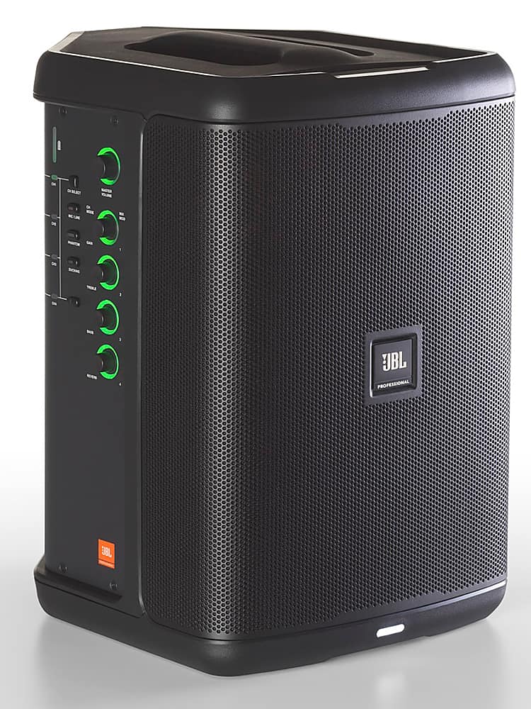 Front. JBL - EON ONE Compact Portable Powered PA System with Professional 4-Channel Mixer and Bluetooth - Black.