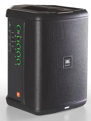 Front. JBL - EON ONE Compact Portable Powered PA System with Professional 4-Channel Mixer and Bluetooth - Black.