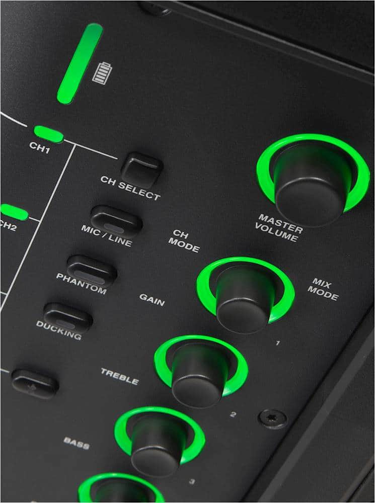 Alt View 13. JBL - EON ONE Compact Portable Powered PA System with Professional 4-Channel Mixer and Bluetooth - Black.