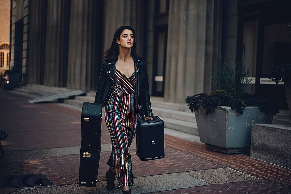 Alt View 32. JBL - EON ONE Compact Portable Powered PA System with Professional 4-Channel Mixer and Bluetooth - Black.