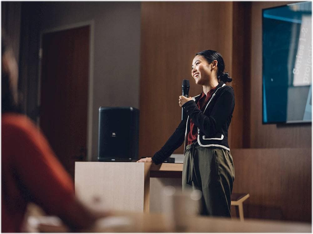 Alt View 36. JBL - EON ONE Compact Portable Powered PA System with Professional 4-Channel Mixer and Bluetooth - Black.