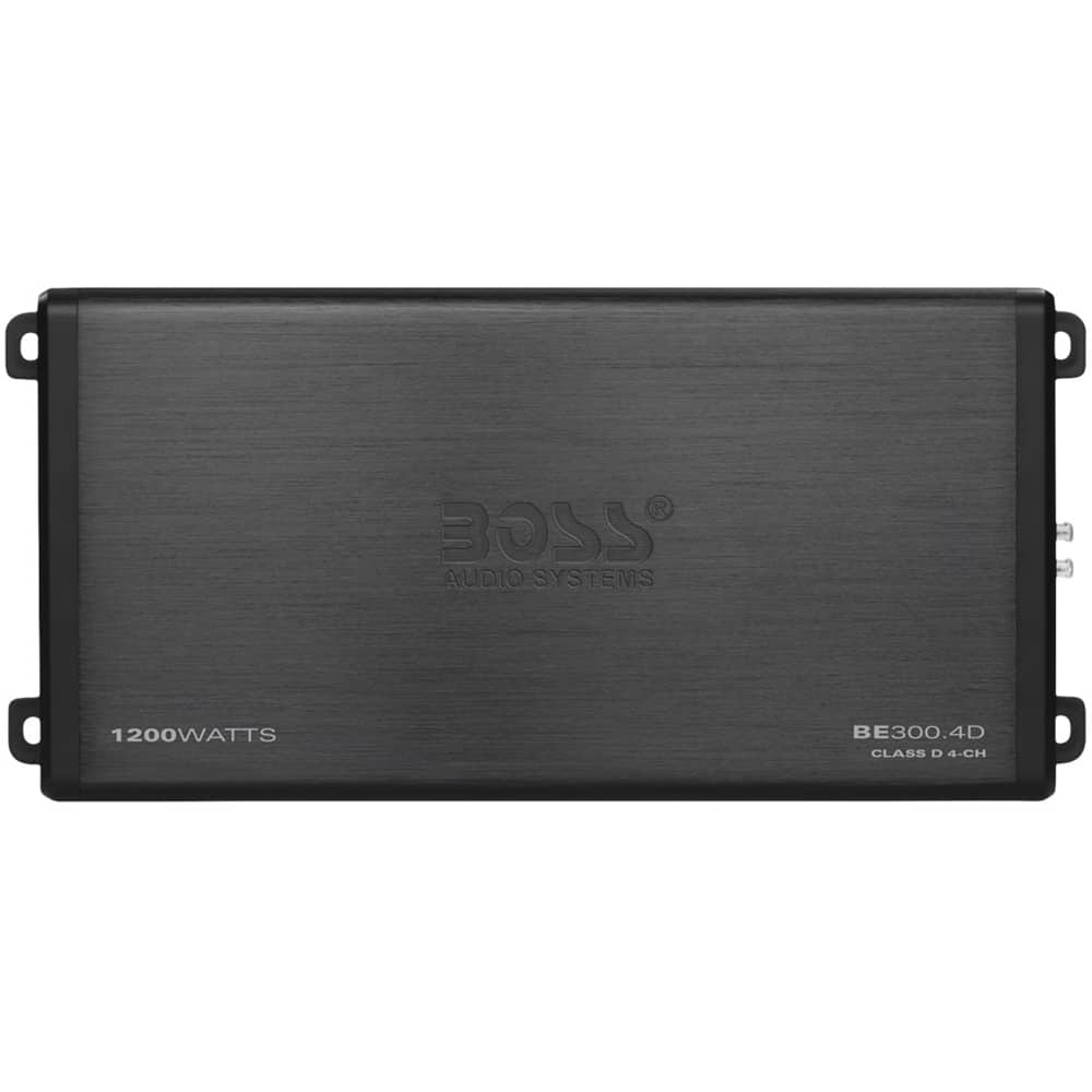 Front. BOSS Audio - ELITE 1200W Class D Bridgeable Multichannel MOSFET Amplifier with Variable Crossovers - Black.