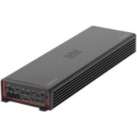 BOSS Audio - ELITE 2200W Class D Bridgeable Multichannel MOSFET Amplifier with Variable Crossovers - Black - Front_Zoom