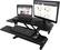 Alt View 13. Victor - Height Adjustable Corner Standing Desk Riser with Removable Keyboard Tray - Black.