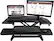 Alt View 14. Victor - Height Adjustable Corner Standing Desk Riser with Removable Keyboard Tray - Black.