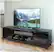 Alt View 13. CorLiving - Holland Black Wooden Extra Wide TV Stand, for TVs up to 85" - Ravenwood Black.