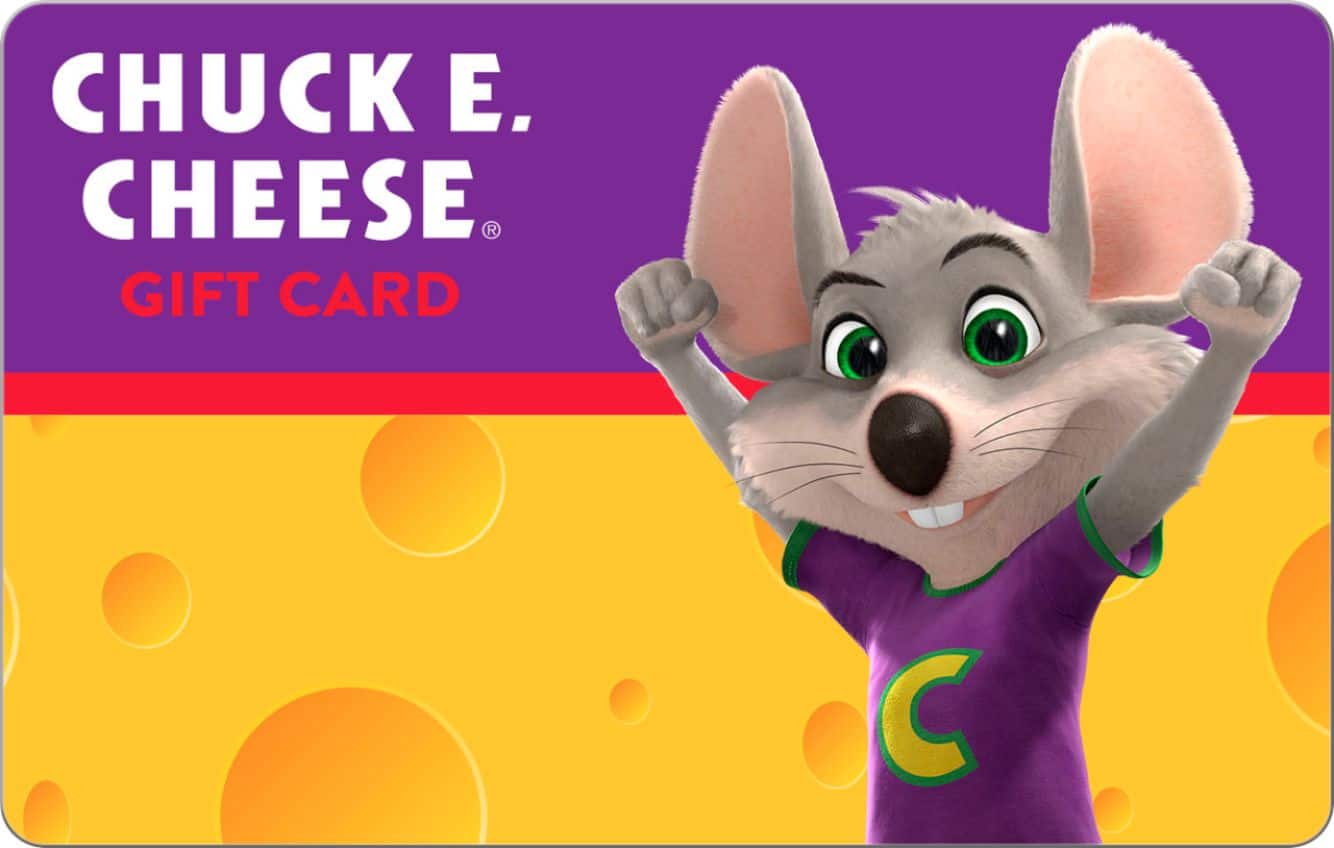 Front. Chuck E. Cheese - $25 Gift Card - Multi.