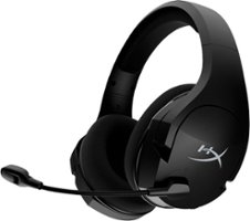 HyperX - Cloud Stinger Core Wireless DTS Headphone:X Gaming Headset for PC - Black - Front_Zoom