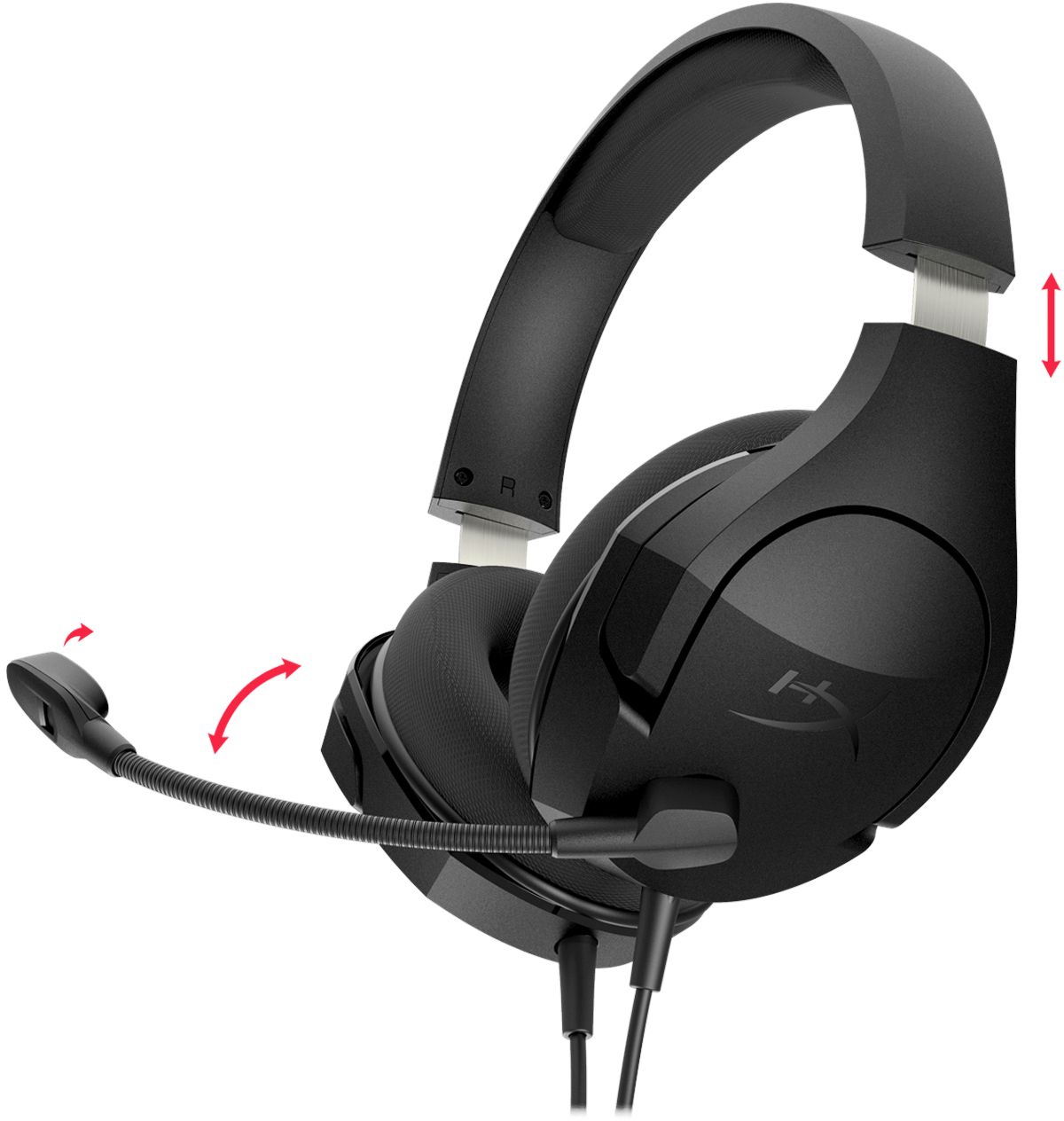 Enzovoorts Registratie publiek HyperX Cloud Stinger Core Wired DTS Headphone:X Gaming Headset for PC, Xbox  X|S, Xbox One, PS5, PS4, and Nintendo Switch Black 4P4F4AA/HX-HSCSC2-BK/WW  - Best Buy