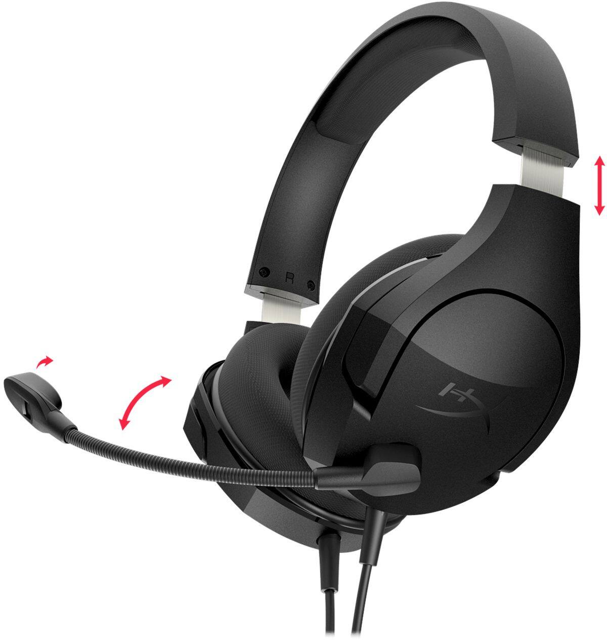 Alt View 13. HyperX - Cloud Stinger Core Wired Gaming Headset for PC, Xbox X|S, Xbox One, PS5, PS4, and Nintendo Switch - Black.