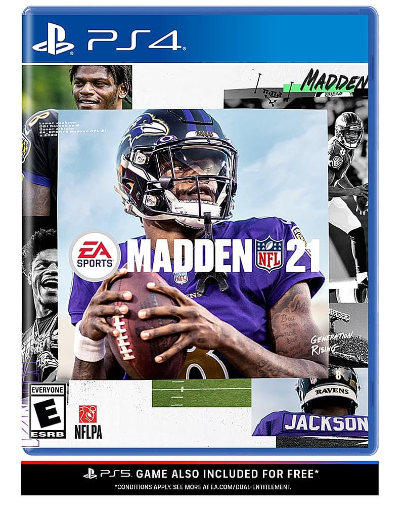 Front. Electronic Arts - Madden NFL 21.