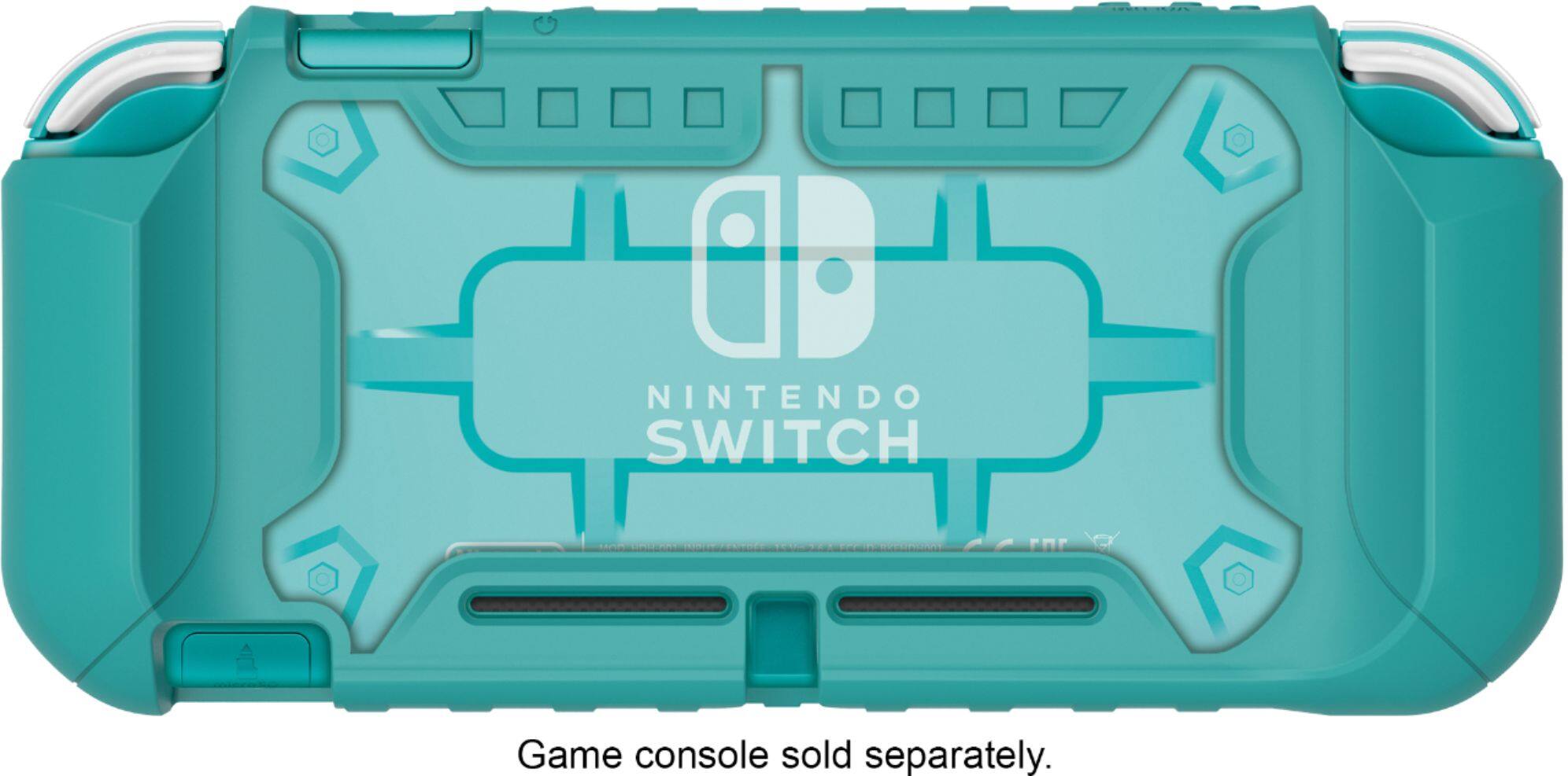 Back. Hori - Hybrid System Armor for Nintendo Switch Lite - Turquoise.