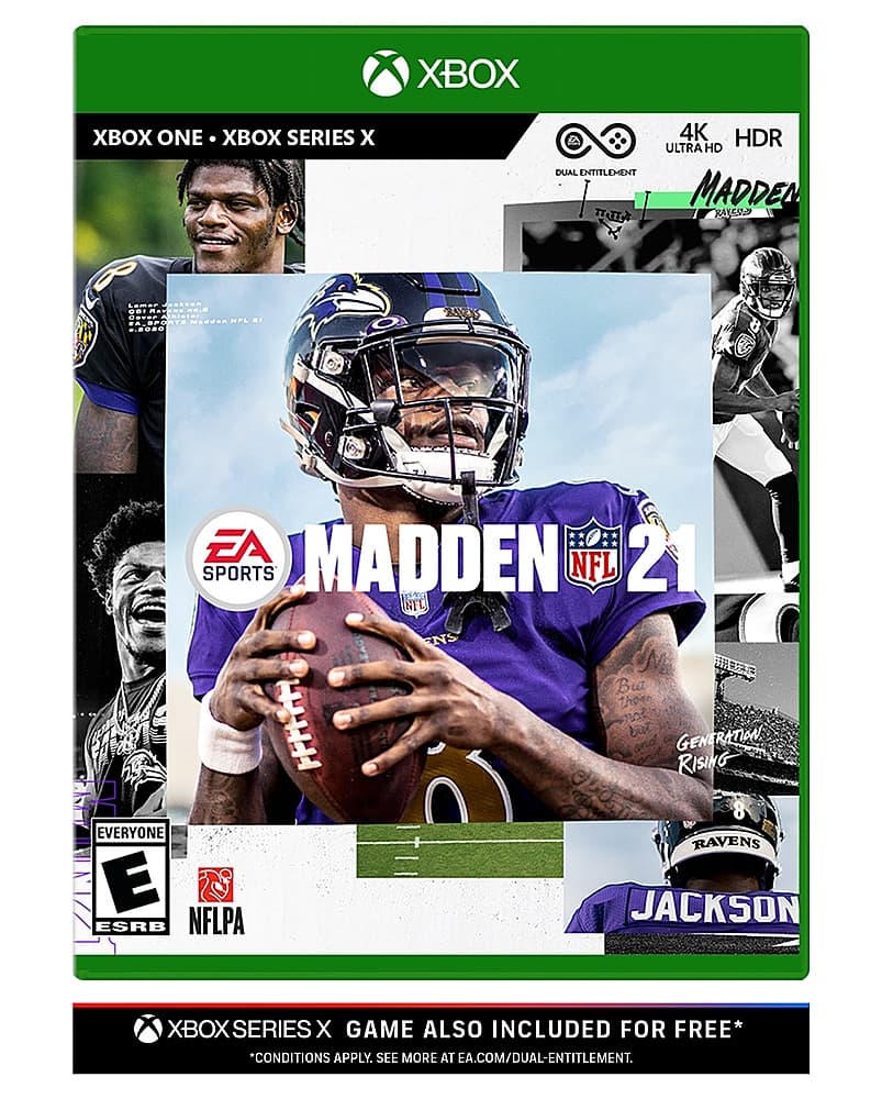 Front. Electronic Arts - Madden NFL 21.