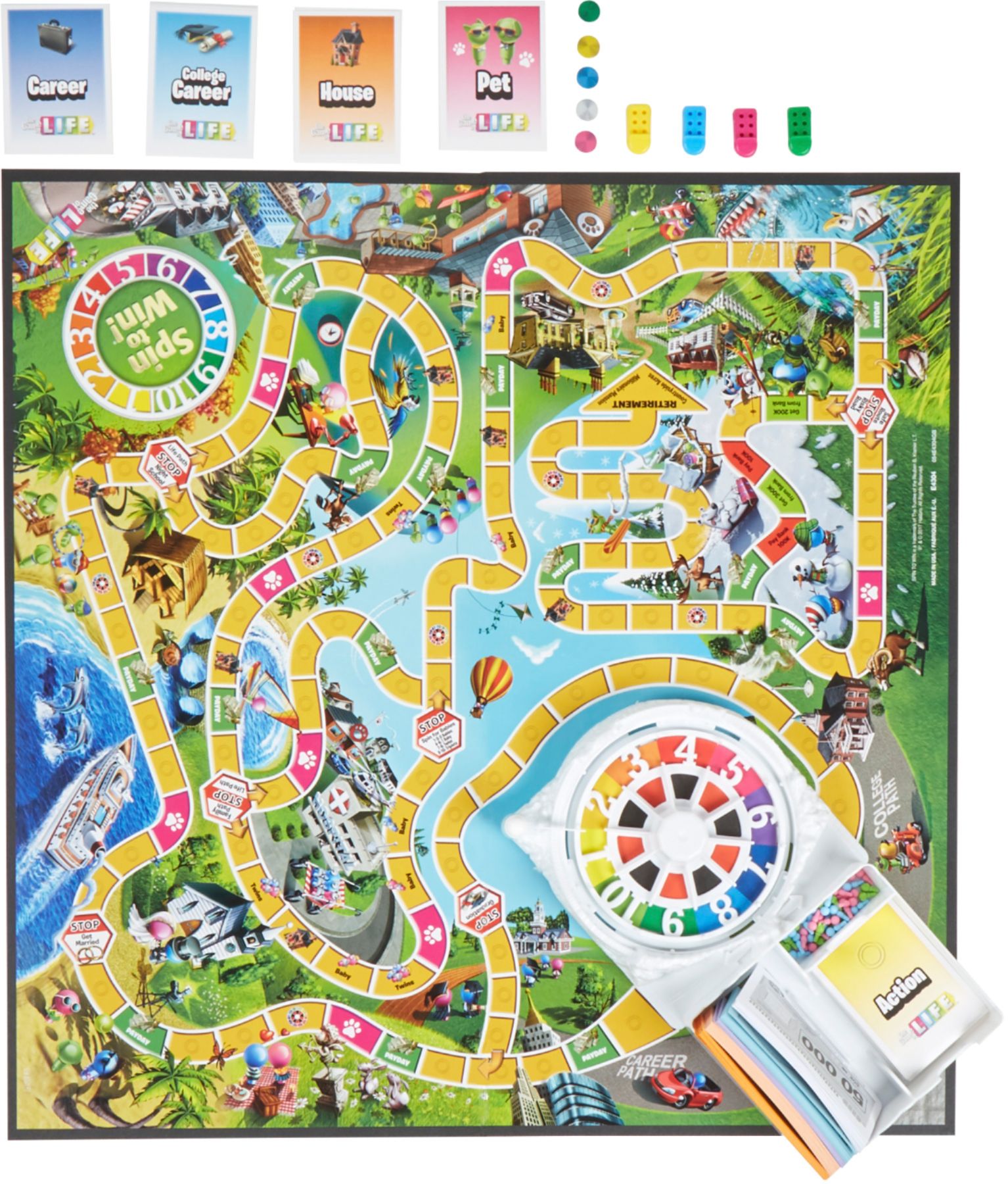 Hasbro The Game of Life Board Game (04000) for sale online