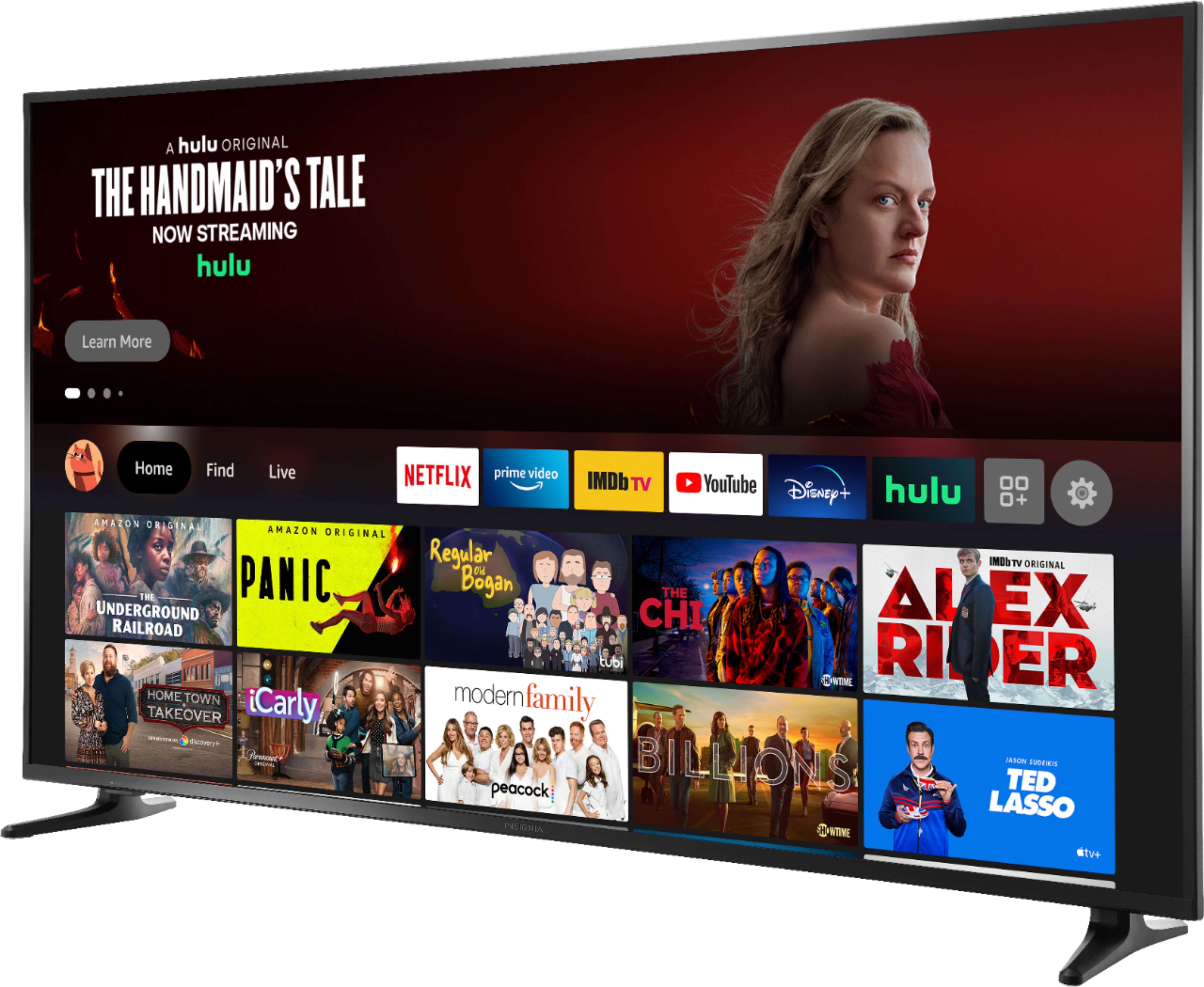 Left View: Hisense - 70" Class A6G Series LED 4K UHD Smart Android TV