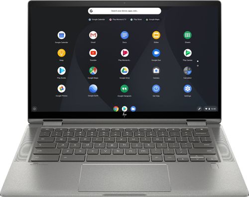 HP - 2-in-1 14" Touch-Screen Chromebook - Intel Core i3 - 8GB Memory - 64GB eMMC Flash Memory - Mineral Silver