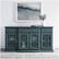 Alt View 12. Walker Edison - Landon MDF 4-Door 3-Drawer Sideboard - Dark Teal.