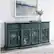 Alt View 13. Walker Edison - Landon MDF 4-Door 3-Drawer Sideboard - Dark Teal.
