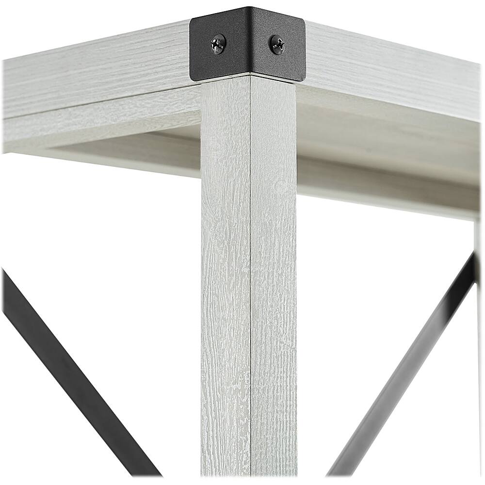 Alt View 11. Walker Edison - 64" Farmhouse 4-Shelf Bookcase - Stone Wash.