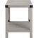 Front. Walker Edison - Farmhouse Metal Accent Side Table - Stone Gray.