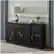 Alt View 13. Walker Edison - Landon MDF 4-Door 3-Drawer Sideboard - Black.