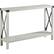 Angle. Walker Edison - 46" Rustic Farmhouse Entryway Table - Stone Grey.