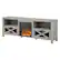 Left. Walker Edison - 70" Modern Farmhouse Drop Door Cabinet Fireplace TV Stand for Most TVs up to 80" - Stone Wash.