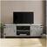 Alt View 11. Walker Edison - 70" Modern Farmhouse Barn Door TV Stand for most TVs up to 80" - Stone Grey.