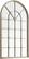Angle. Walker Edison - Arched Windowpane Wall Mirror - Antique Pewter.