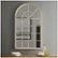 Alt View Zoom 13. Walker Edison - Arched Windowpane Wall Mirror - Antique Pewter.