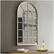 Alt View 14. Walker Edison - Arched Windowpane Wall Mirror - Antique Pewter.