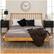 Alt View 13. Walker Edison - Boho Solid Wood Queen Spindle Bed Frame - Light Oak.