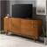 Alt View 14. Walker Edison - Mid-Century Modern 2-Shelf 3-Drawer Sideboard - Acorn.