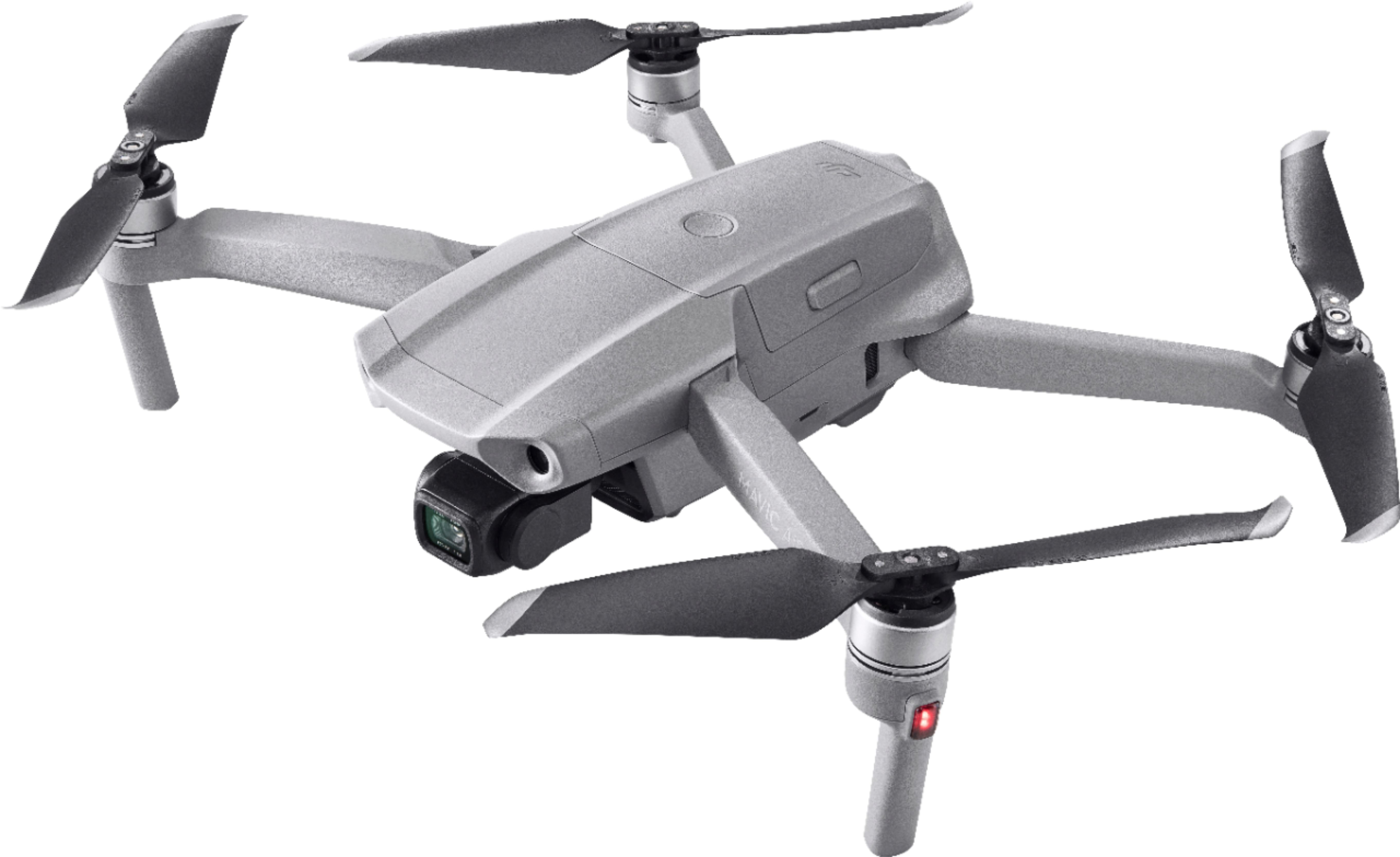Angle View: DJI - Mavic Air 2 Drone with Remote Controller - Black