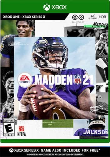 Front. Electronic Arts - Madden NFL 21.