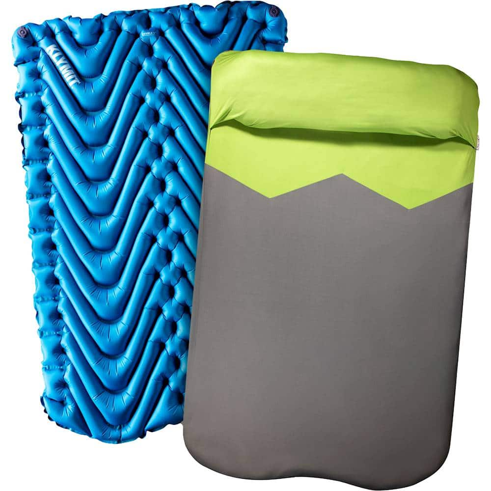 Klymit Double V Sleeping Pad with Cover Blue 06BDVPC - Best Buy