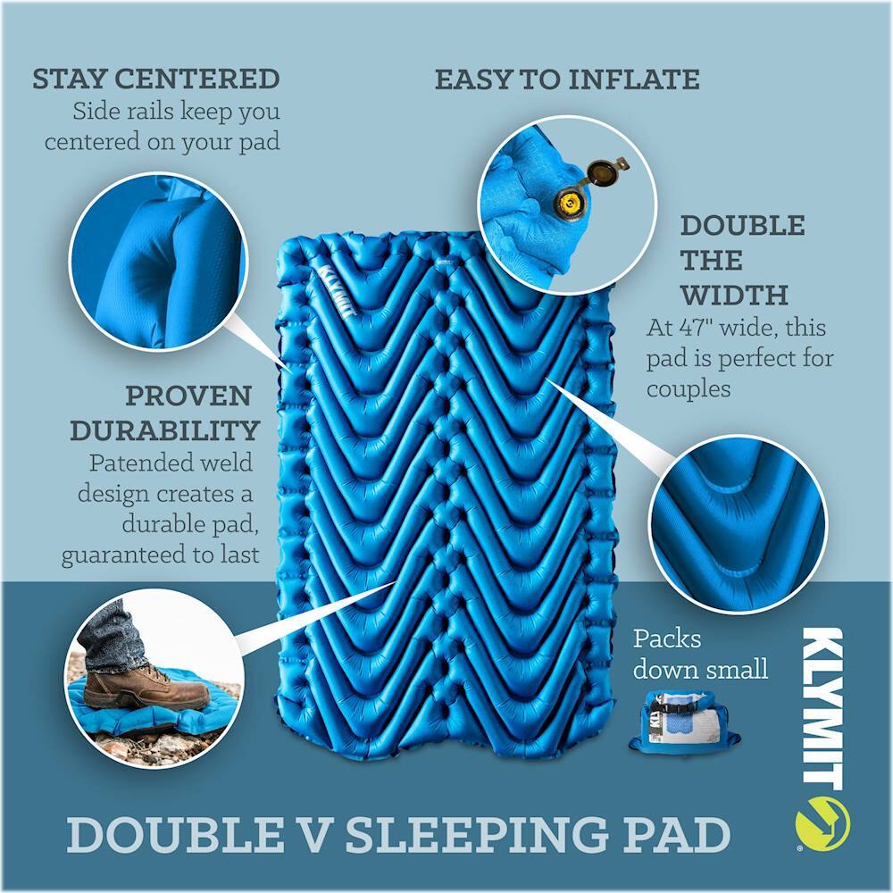Best Buy Klymit Sleeping Pad Bundle Blue 06BDVEP2LP