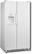 Angle Standard. GE - 25.0 Cu. Ft. Side-by-Side Refrigerator - White.