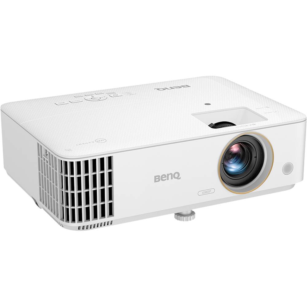Angle View: BenQ - TH685 1080p DLP Projector with High Dynamic Range - White